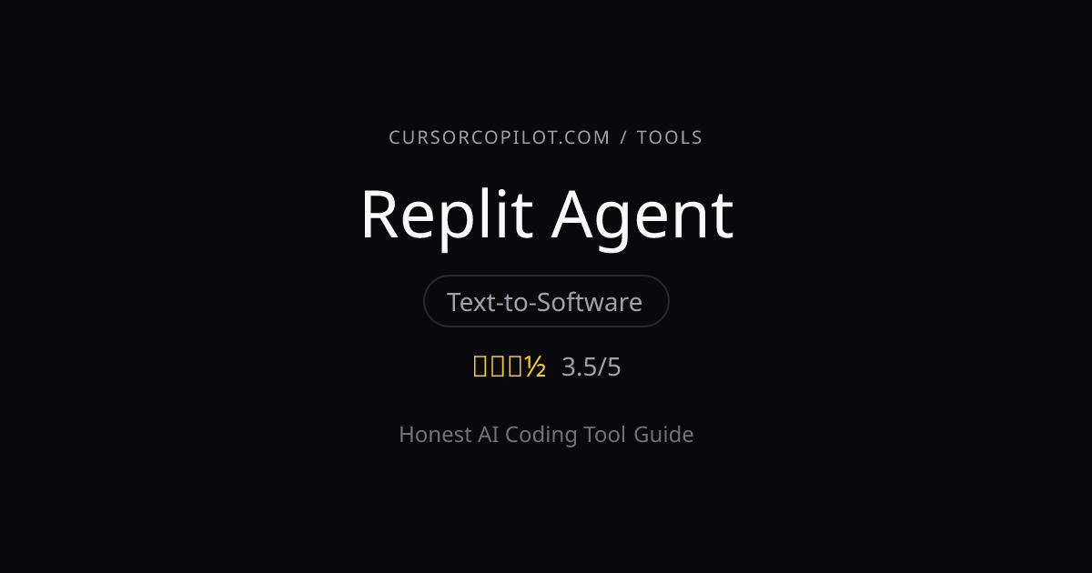 Replit Agent Review 2026: Honest Pros, Cons & Verdict | Cursor Copilot